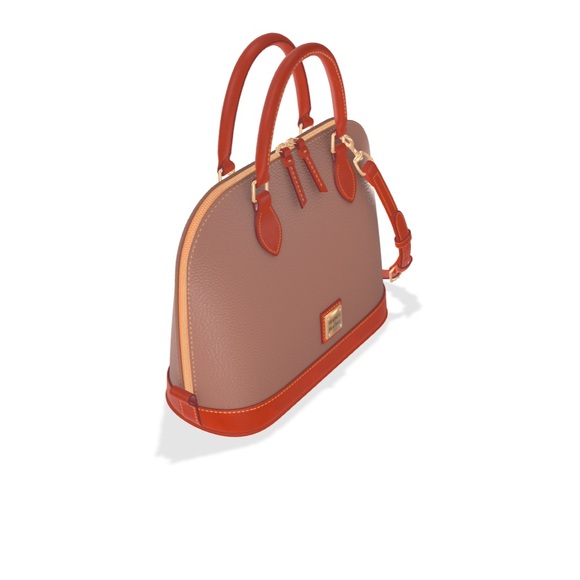 Dooney & Bourke Pebble Grain Zip Zip Satchel - Picture 2 of 11